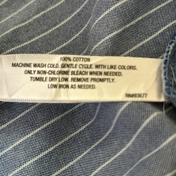 I ❤️ Ronson Pinstripe Shirt Dress - Picture 5 of 5